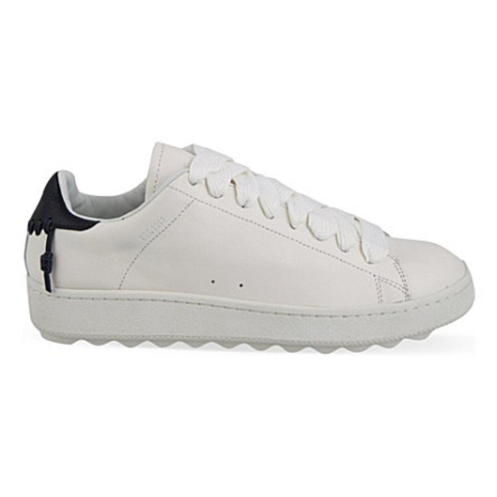 Coach C101 White/Midnight Navy Leather Sneakers